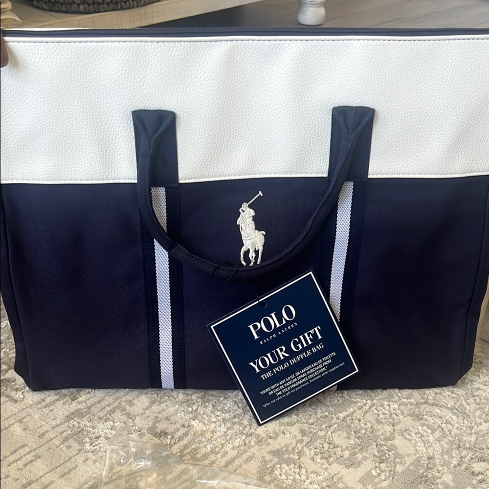 Polo by Ralph Lauren Black and White Men's Bag